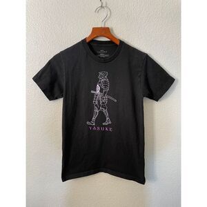 Netflix Yasuke Haruto Samurai Black Short‎ Sleeve Shirt Men's Small
